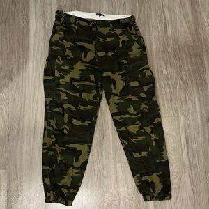 Womens Baggy Camouflage Cargo Pants